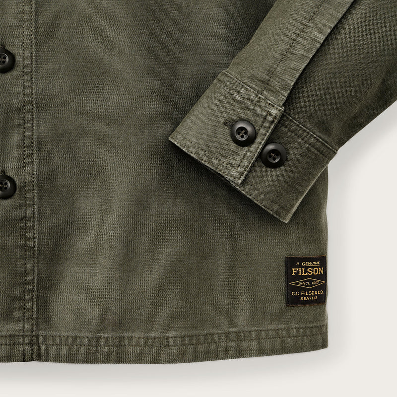 Clarkston jac-shirt von Filson | Surplus green (Green)