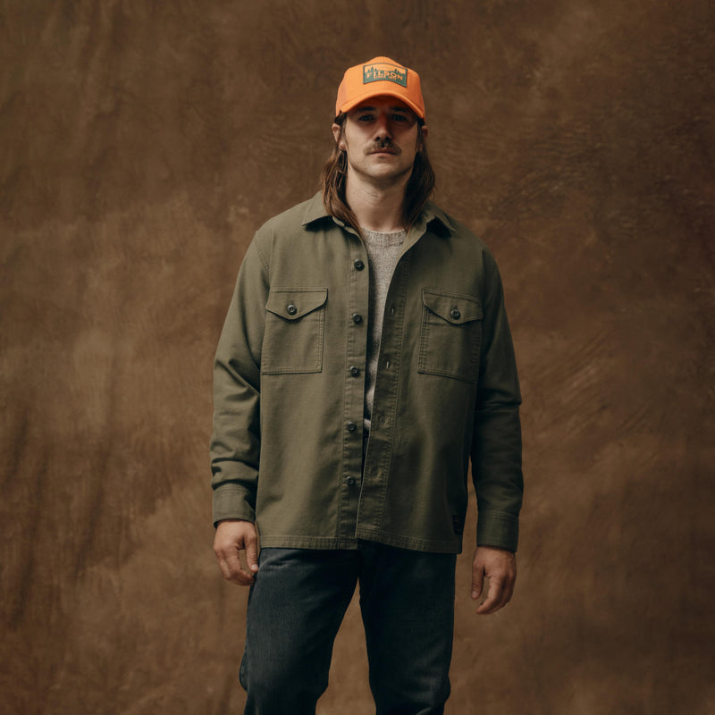 Clarkston jac-shirt von Filson | Surplus green (Green)