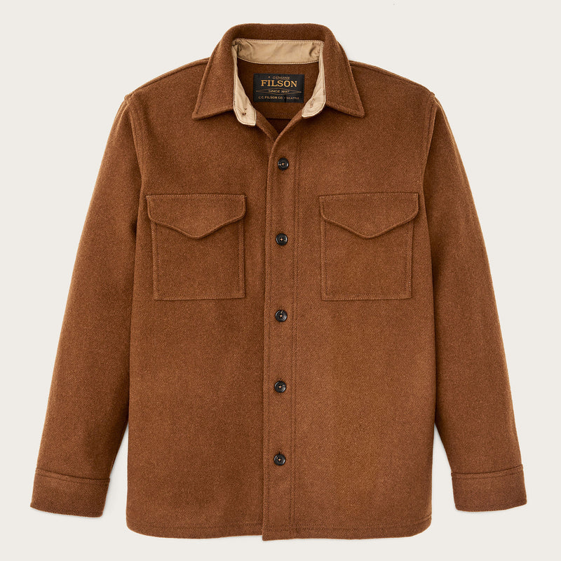 Mackinaw wool jac-shirt von Filson | Chessie tan (Brown)