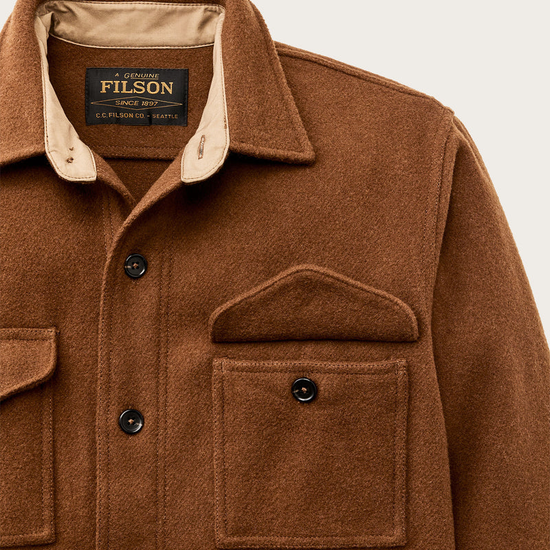 Mackinaw wool jac-shirt von Filson | Chessie tan (Brown)