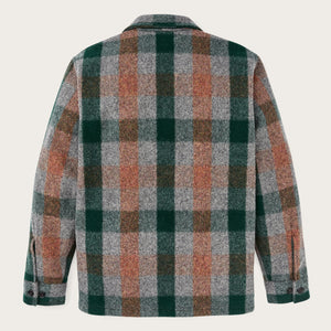 Jac-shirt in lana mackinaw di Filson | Green / orange / gra (Multicolor)