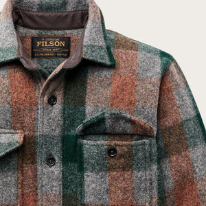 Jac-shirt in lana mackinaw di Filson | Green / orange / gra (Multicolor)
