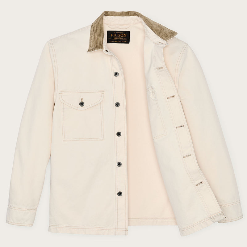 Rustic canvas jac-shirt von Filson | Natural seed (White)