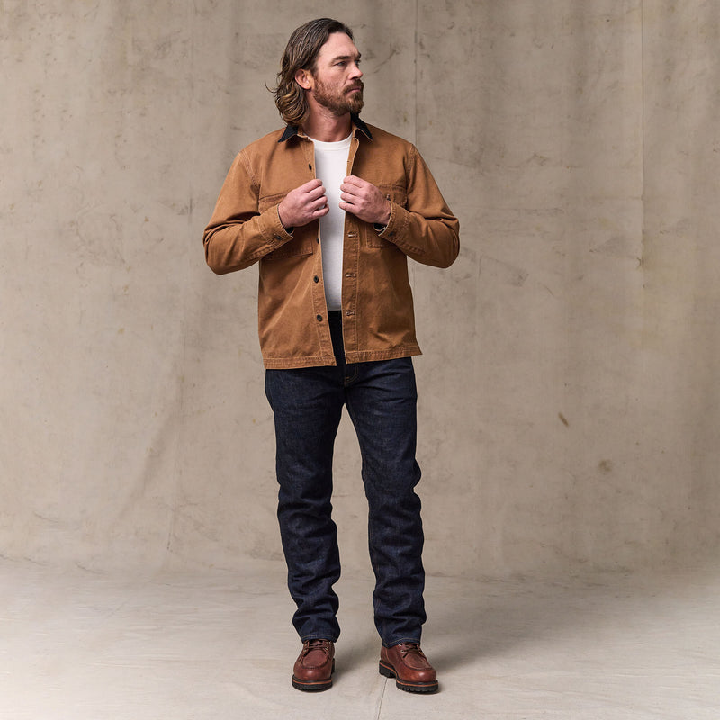 Rustic canvas jac-shirt by Filson | Whiskey (Brown)