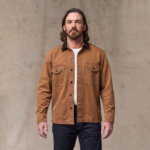 Rustic canvas jac-shirt by Filson | Whiskey (Brown)