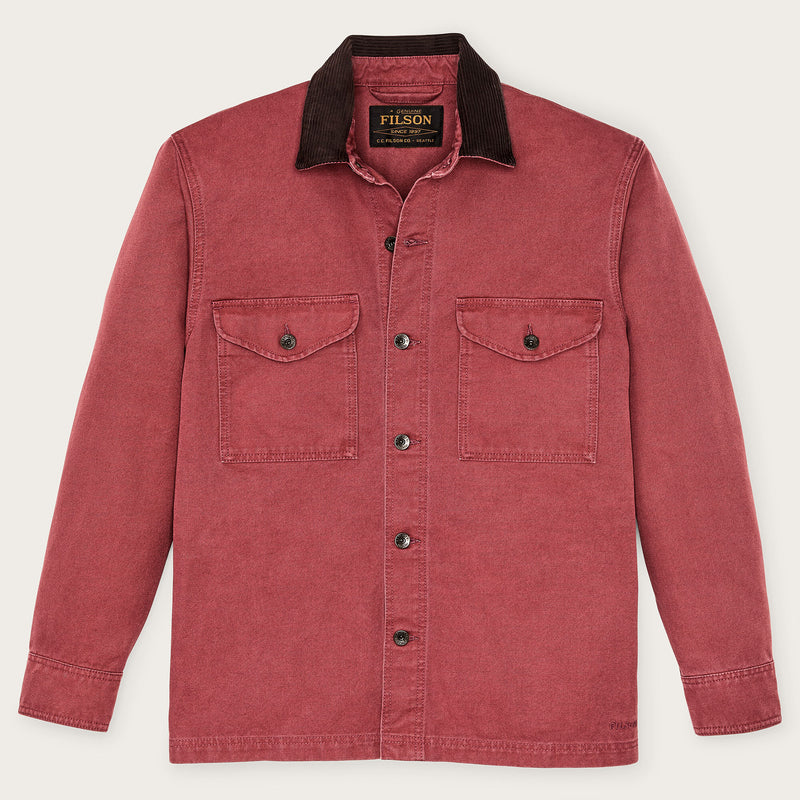 Rustic canvas jac-shirt von Filson | Red rock (Red)