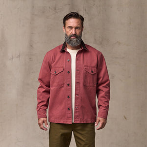 Rustic canvas jac-shirt von Filson | Red rock (Red)