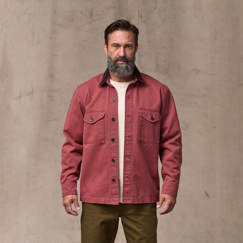 Rustic canvas jac-shirt von Filson | Red rock (Red)