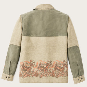 Colchuck forester jac-shirt von Filson | Sage heather / print (Beige)