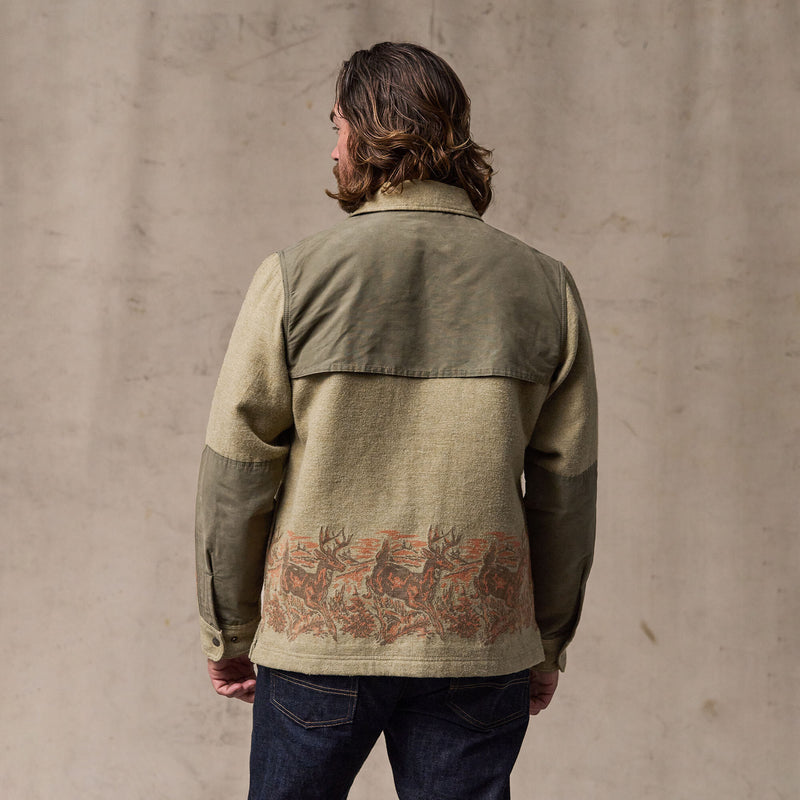 Colchuck forester jac-shirt von Filson | Sage heather / print (Beige)