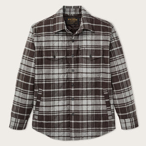 Insulated flannel jac-shirt von Filson | Brown / gray plaid (Gray)