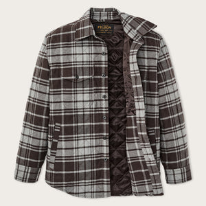 Insulated flannel jac-shirt von Filson | Brown / gray plaid (Gray)