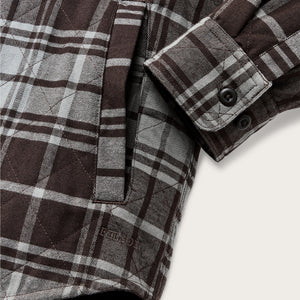 Insulated flannel jac-shirt von Filson | Brown / gray plaid (Gray)