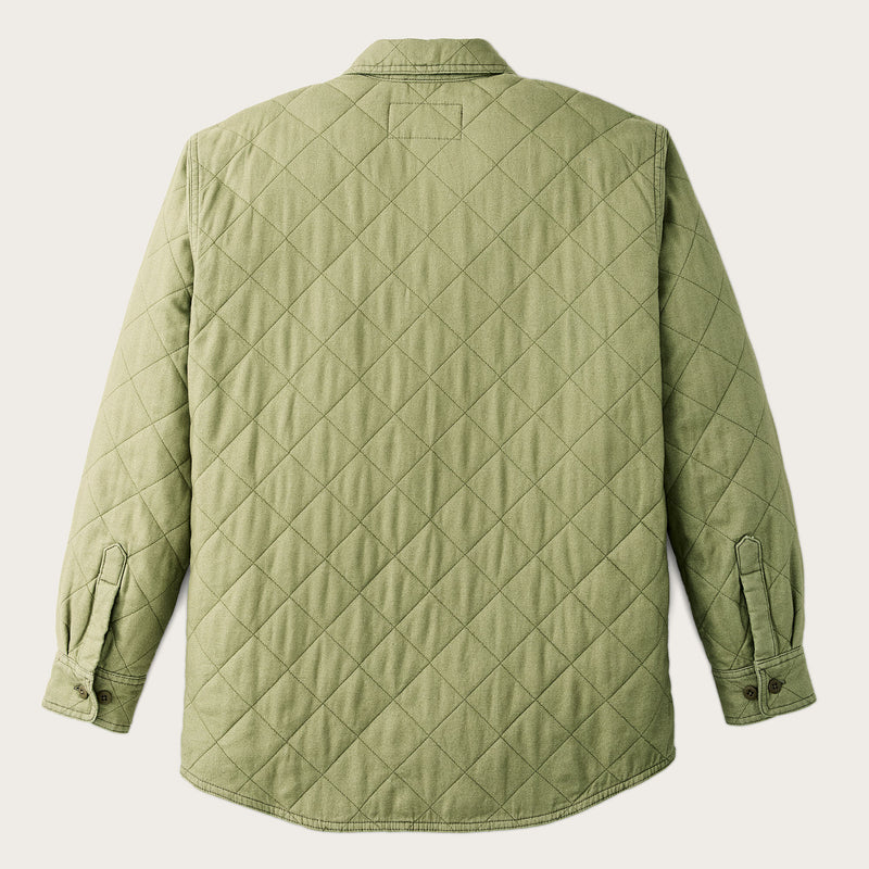 Insulated flannel jac-shirt by Filson | Lakebed (Green)