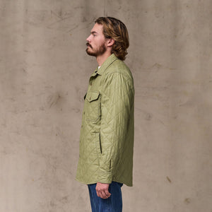 Insulated flannel jac-shirt by Filson | Lakebed (Green)
