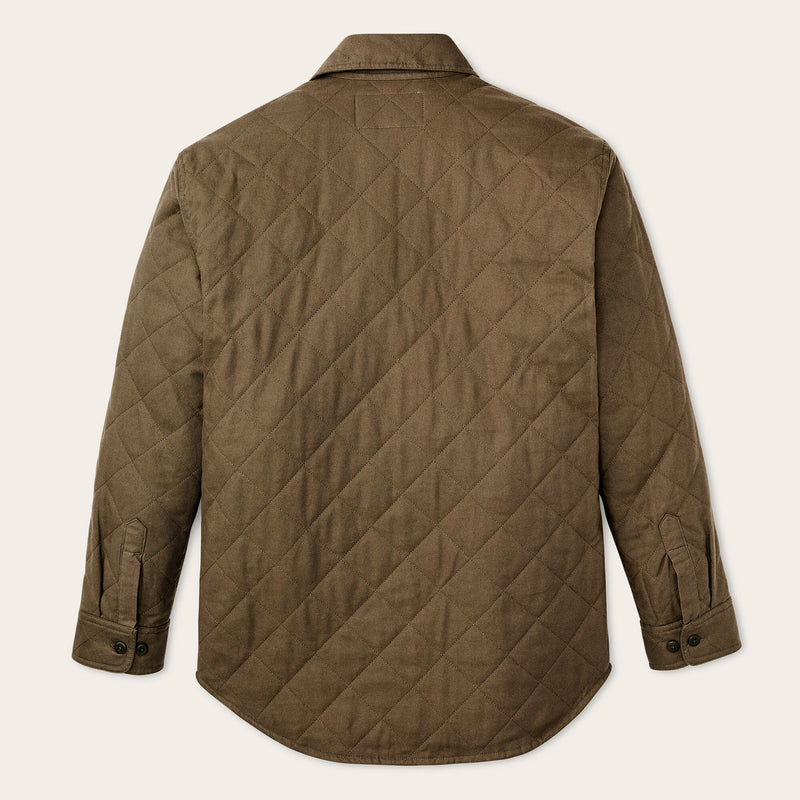 Insulated flannel jac-shirt von Filson | Field olive (Green)