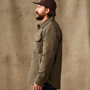 Insulated flannel jac-shirt von Filson | Field olive (Green)