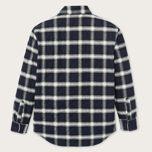 Insulated flannel jac-shirt von Filson | Navy / cream plaid (Blue)