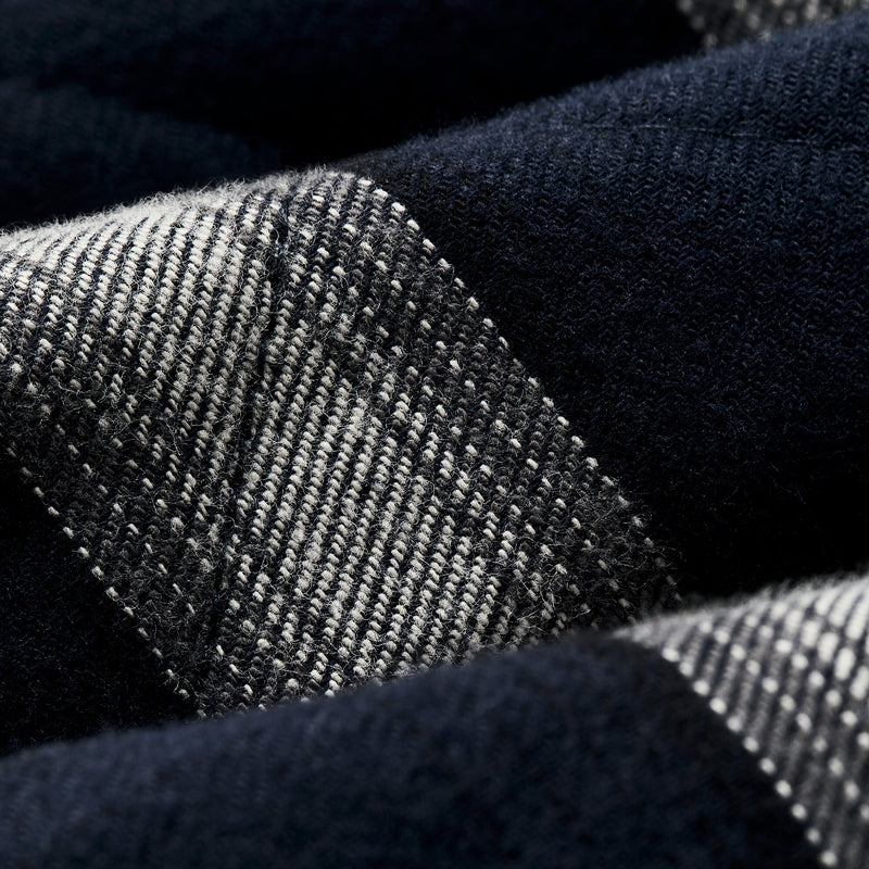 Insulated flannel jac-shirt von Filson | Navy / cream plaid (Blue)