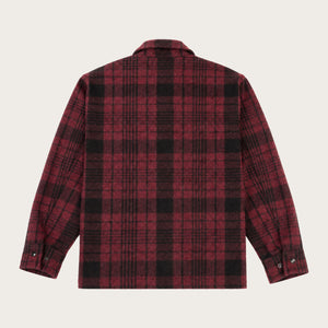 Forester wool jacket di Filson | Burgundy/black plaid (Red)