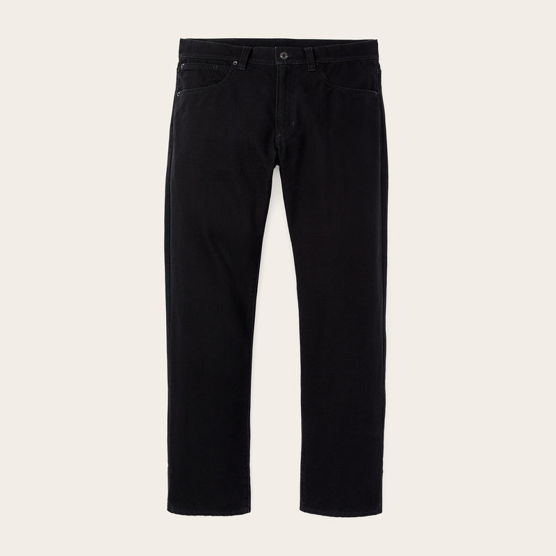 Dry tin cloth 5-pocket pants di Filson | Black (Black)
