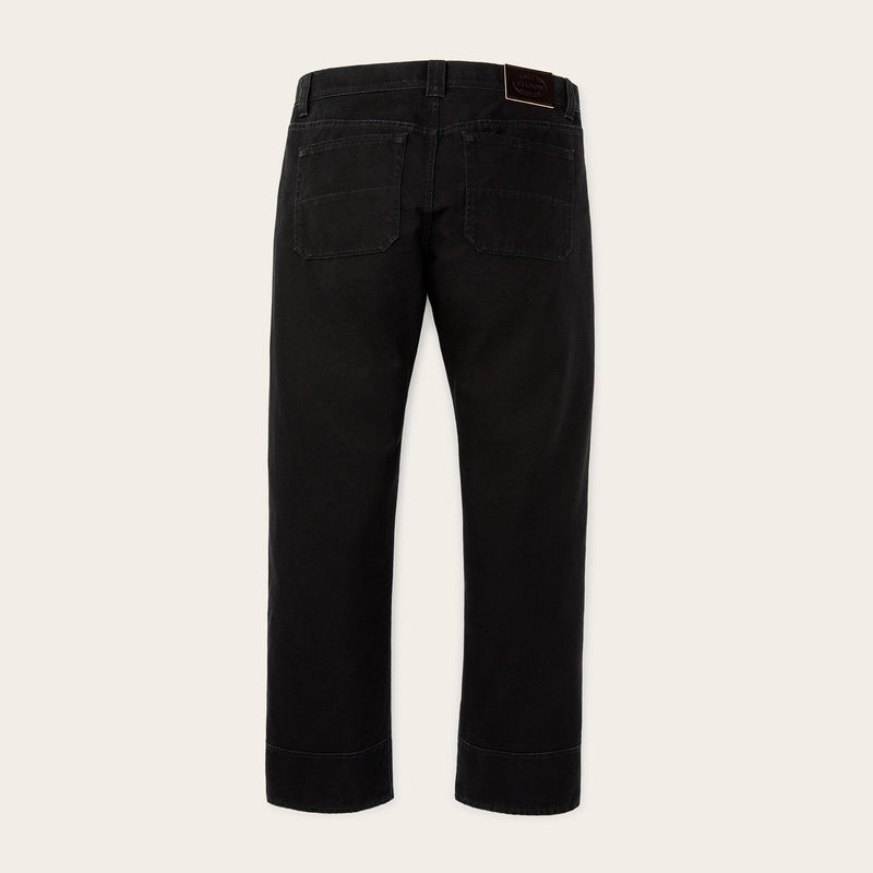 Dry tin cloth 5-pocket pants di Filson | Black (Black)