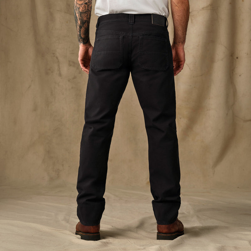 Dry tin cloth 5-pocket pants di Filson | Black (Black)