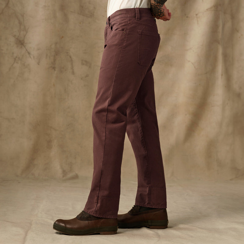 Dry tin cloth 5-pocket pants di Filson | Seal brown (Brown)