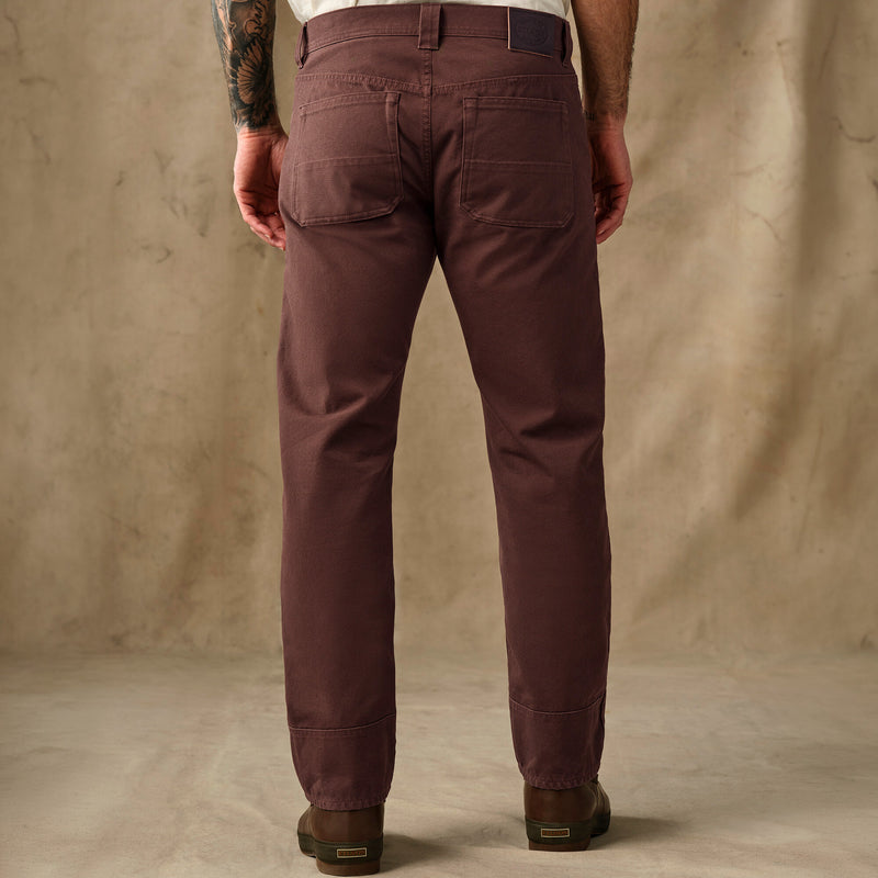 Dry tin cloth 5-pocket pants di Filson | Seal brown (Brown)