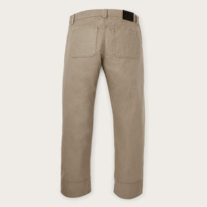 Dry tin cloth 5-pocket pants di Filson | Khaki (Beige)