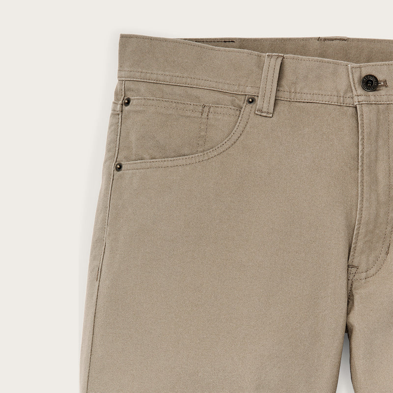 Dry tin cloth 5-pocket pants di Filson | Khaki (Beige)