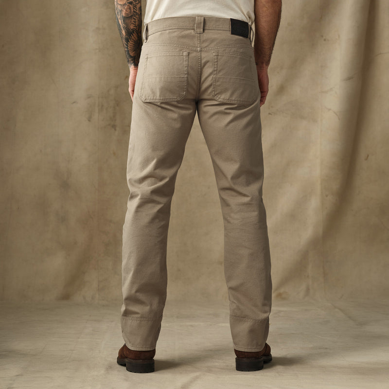 Dry tin cloth 5-pocket pants di Filson | Khaki (Beige)