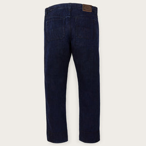 Dry tin cloth 5-pocket pants di Filson | Indigo (Blue)