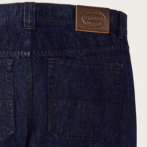 Dry tin cloth 5-pocket pants di Filson | Indigo (Blue)
