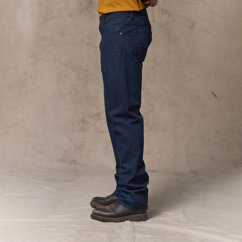 Dry tin cloth 5-pocket pants di Filson | Indigo (Blue)