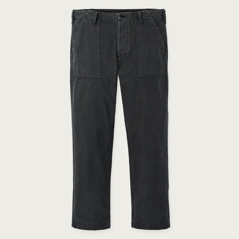 Field supply pants par Filson | Washed faded black (Black)