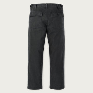 Field supply pants par Filson | Washed faded black (Black)