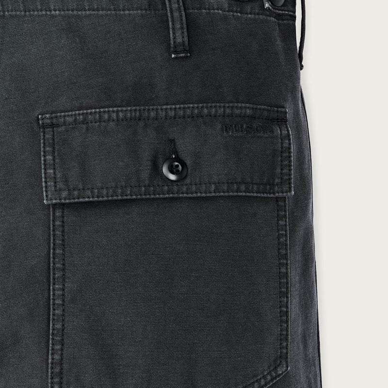 Field supply pants par Filson | Washed faded black (Black)