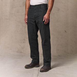 Field supply pants par Filson | Washed faded black (Black)