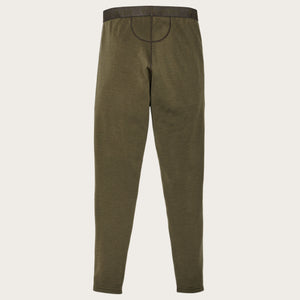 Caleçon long en laine mérinos 400 g par Filson | Dark olive (Green)