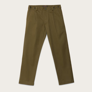 Chino de travail plissé by Filson | Otter green (Green)