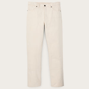 Dry tin cloth double front pants von Filson | Natural seed (White)
