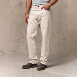 Dry tin cloth double front pants von Filson | Natural seed (White)