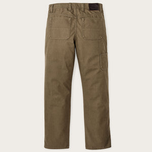 Pantalon doublé devant en dry tin cloth par Filson | Marsh olive (Brown)