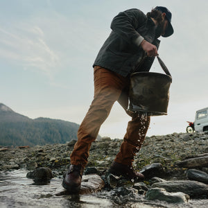 Pantalon doublé devant clarkston par Filson | Labrador brown (Brown)