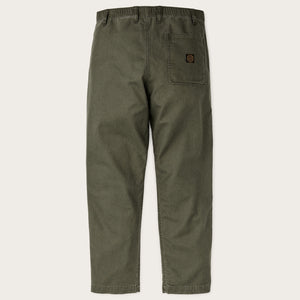 Pantalon doublé devant clarkston par Filson | Surplus green (Green)
