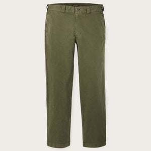 Granite mountain flat front pants di Filson | Burnt olive (Green)