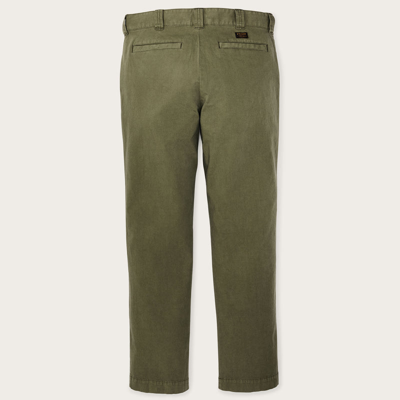 Granite mountain flat front pants di Filson | Burnt olive (Green)