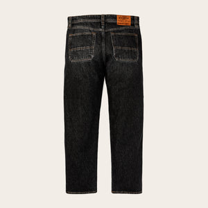 14-oz. straight-leg jeans di Filson | Vintage black (Black)