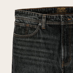 14-oz. straight-leg jeans di Filson | Vintage black (Black)